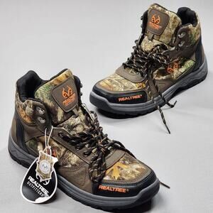Realtree Outfitters Trace Boots Camouflage Brown Mens Size 11 Fishing Hunting